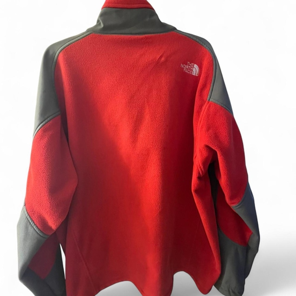 The North Face Men's Bold Red and Charcoal Jacket - Picture 7 of 8